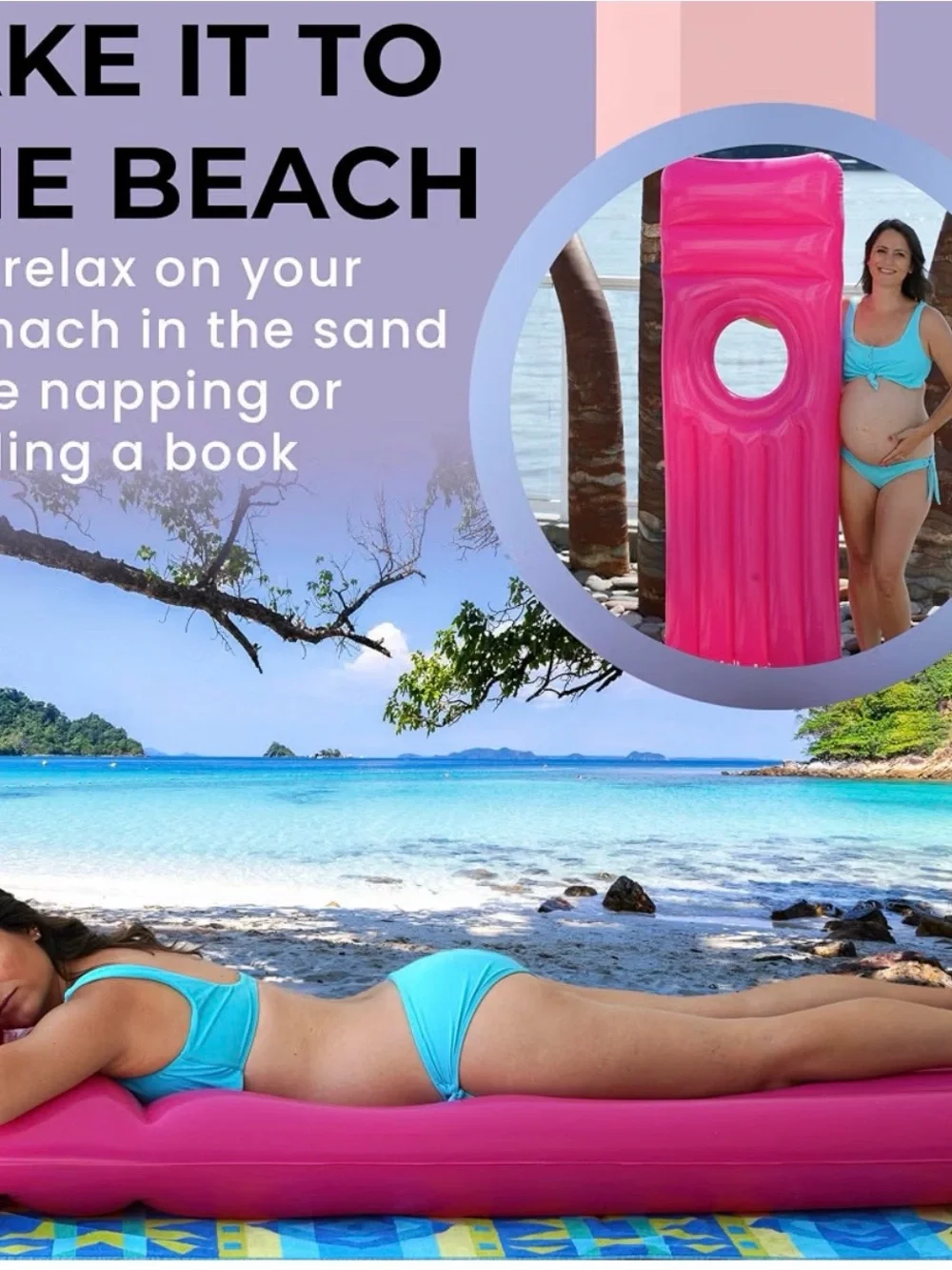 N/A pink inflatable